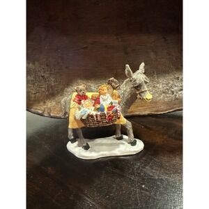 Vtg Sherri Buck Baldwin Santa's Journey Christmas 1998 Donkey Mule 2nd Ed #1